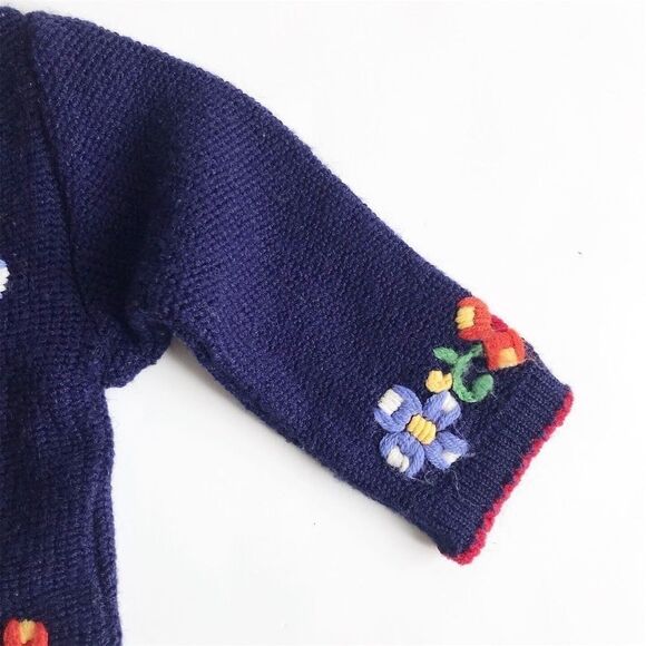 Vintage Laura Ashley Mother & Child cardigan 6m - Picture 4 of 5